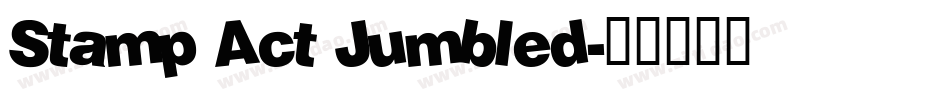 Stamp Act Jumbled字体转换